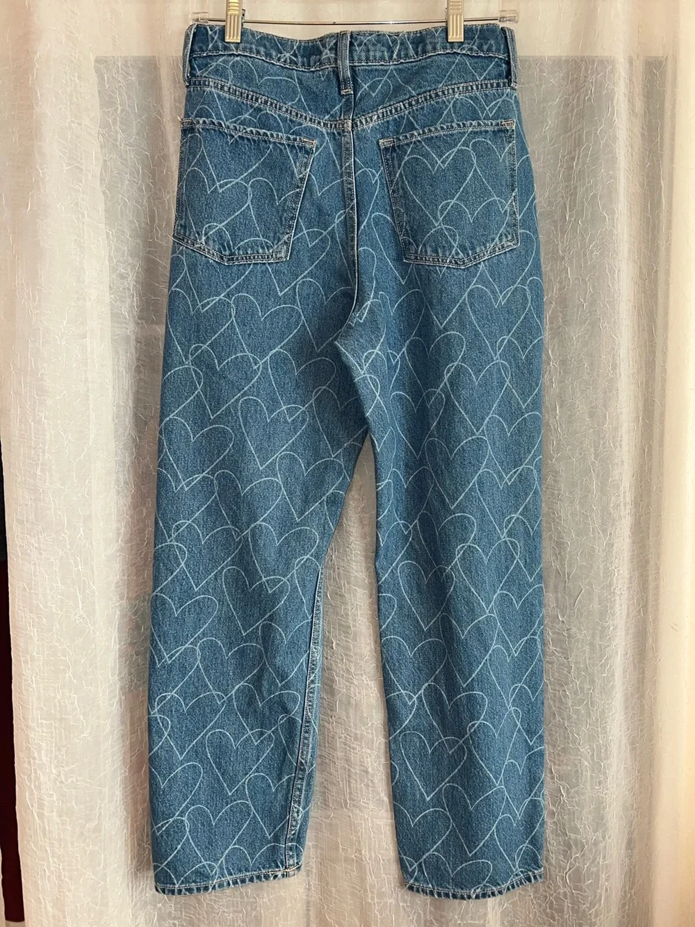 🩵Old Navy High-Waisted Slouchy Straight Non-Stretch Jeans for Girls